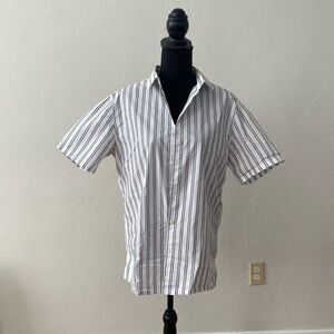 Theory Men’s Button Up Short Sleeve Shirt